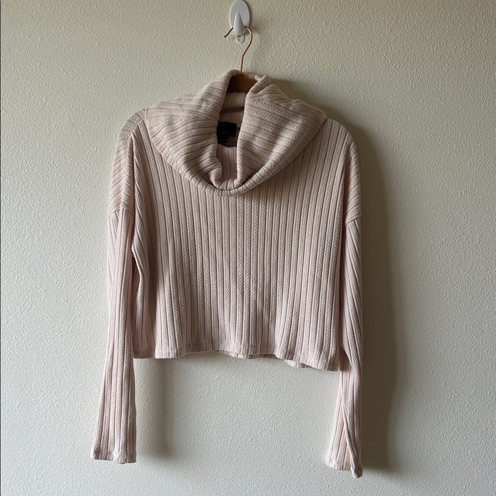 Cozy Cropped Turtleneck Sweater